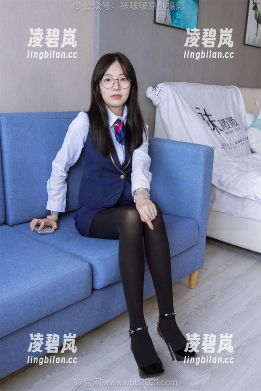 BoBoSocks袜啵啵 - 一套OL制服，多来越扎眼吗？小沫的高清图包，打破了我的想象！