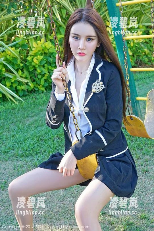 嗲囡囡-田冰冰 嗲囡囡 - 图包全套:海边的田冰冰,玩转沙滩与盐水的边界